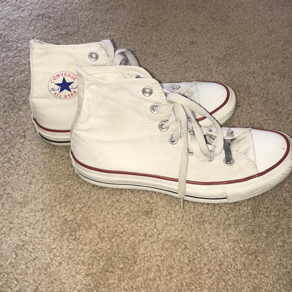 White High Top Converses